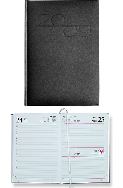 Ежедневник датированный Flatter  5450 (650) 145x205 мм серый