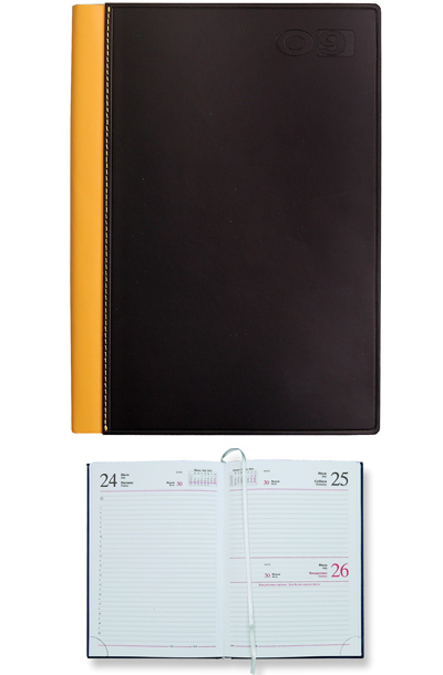 Ежедневник датированный Rio 5450 (650) 145x205 мм желтый/черный