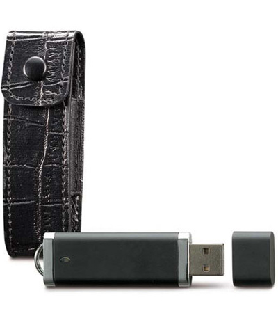 SPEED CROCO USB флеш в чехле, 2 ГБ, черный