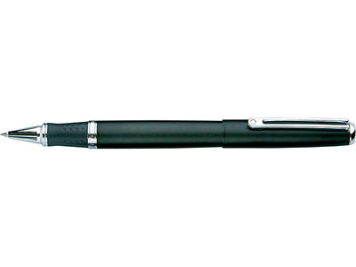 Ручка роллер Inoxcrom модель Wall Street Titanium черная с серебром