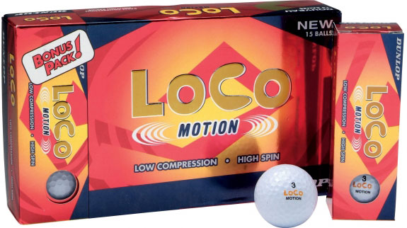 Мячи для гольфа Loco motion от Dunlop