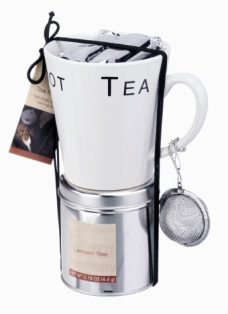 Чашка фарфоровая 250 мл для чая, 15г чая