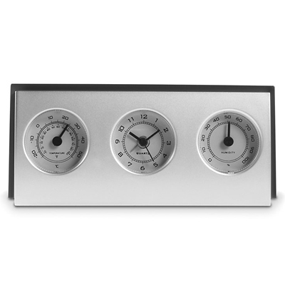 Часы с будильником, термометром и гигрометром