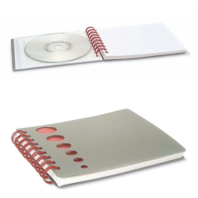 Блокнот для записей (70 листов) с карманом для 2-х CD дисков
