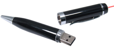 Многофункциональное устройство 3 в одном: USB Flash накопитель, шариковая ручка и лазерная указка  _ серия NG