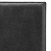 Ежедневник датированный Reina 5454 145x205 мм белый блок, посеребренный срез, черный