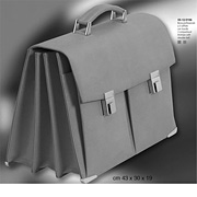 AVENUE COLOUR портфель с тремя отделениями серый