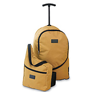 Набор из спортивной сумки на колесиках и рюкзака из полиэстера 600D