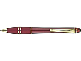 Ручка шариковая Сен-Лазар бордо с золотом