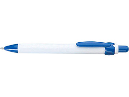 Ручка шариковая Inoxcrom модель Rocket белая/синяя