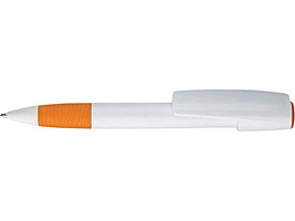 Ручка шариковая Inoxcrom модель Maximus белая/оранжевая