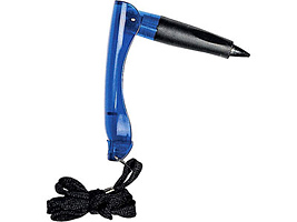 Ручка-трансформер со шнуром синяя