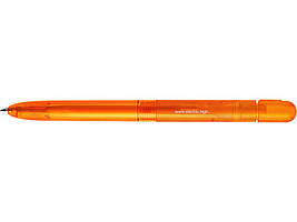 Ручка шариковая полупрозрачная Prodir модель DS4 PFTF оранжевая