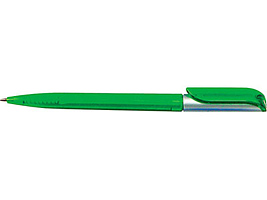 Ручка шариковая Арлекин зеленаясеребристая