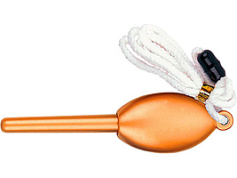 Ручка с держателем на шнуре золотистый металлик