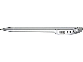 Ручка шариковая Prodir модель DS3 TAA серебристая глянцевый металлик