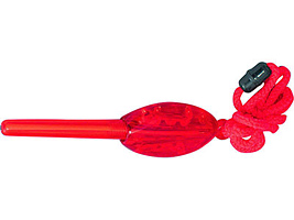 Ручка с держателем на шнуре красная