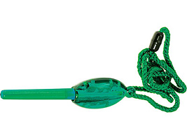 Ручка с держателем на шнуре зеленая