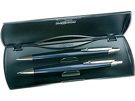 Набор Inoxcrom Zeppelin синий: ручка шариковая, карандаш в футляре