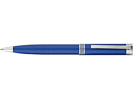 Набор Круиз синий: ручка шариковая и автокарандаш в футляре