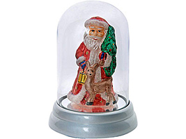 Jingle Bells. Дед Мороз из лесу спешит на праздник с оленем и ёлочкой. На подставке с меняющей цвет подсветкой