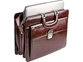 Портфель «Титан» с противоударным отделением для ноутбука и внешним карманом