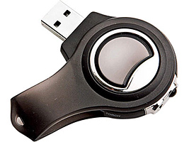 Карта памяти USB 2,0 на 1 Гб с фонариком, лазерной указкой и шнуром для ношения на шее