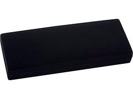 Бархатный футляр для одной ручки или набора черный
