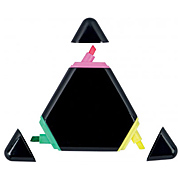 Маркер трехцветный треугольник