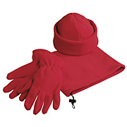 Набор Dickson шапка и перчатки флисовые во флисовом мешочке, 100 % полиэстер
