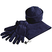 Набор Dickson шапка и перчатки флисовые во флисовом мешочке, 100 % полиэстер