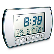 Зеркальные LCD часы-будильник. Показывают дату и температуру. Батарейка ААА поставляется дополнительно