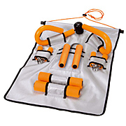 Набор для фитнеса в сумке (гантели, скакалка, эспандеры, резинка), 100 % нейлон