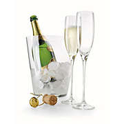 Набор для шампанского (ведро для охлаждения бутылки, 2 фужера 180 мл), стекло
