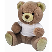 Мягкая игрушка Медведь полиэстер в футболке 100 % хлопка