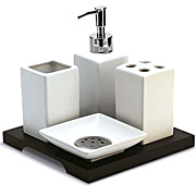 Керамический набор для ванной комнаты 4 в 1